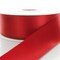 4&#x22; Double Faced Satin Ribbon 250 Red 100yd